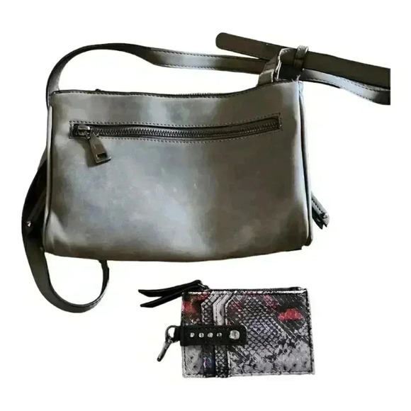 I.N.C International Concepts Woman's Gray Crossbody - Picture 6 of 12